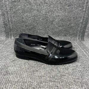 Mezlan Mirage Tuxedo Loafers Black Patent Leather Slip On Dress Shoes Mens 11.5